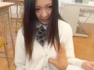 Japanese Schoolgirl Gets Fucked by Pervy Teacher in XXX Tokyo Classroom