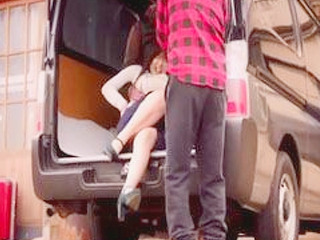 Japanese Sex Toy - Nippon Busty Teens Get Double Penetrated in Tokyo Van